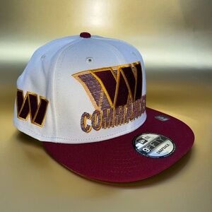 Washington Commanders Retro Two Tone OSFM New Era 9fifty Snapback